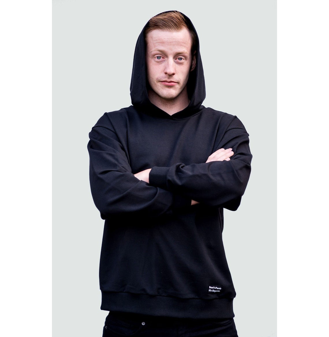 Man's Hoodie Black free face mask black hoodie Etsy