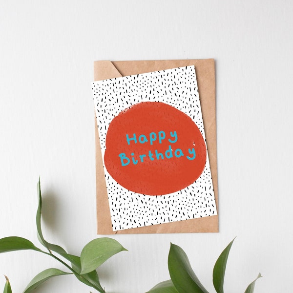 Colourful Dotty Birthday Card Multipack | Pack of 5 | Individual | A5 | A6