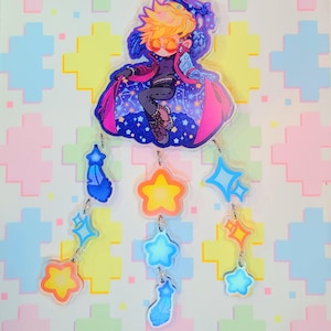 Vash the Stampede ｡*. Celestial Curtsy |  Acrylic Windchime Charm