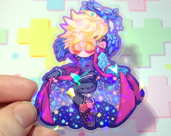 Vash the Stampede ｡*. Celestial Curtsy | Holographic Sticker