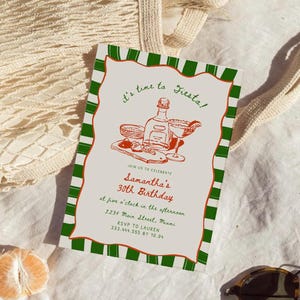 Fiesta Birthday Invitation Template, Mexican Fiesta Birthday Party, Let’s Fiesta Invitation, fiesta Bridal Shower Invite, Fiesta Baby Shower