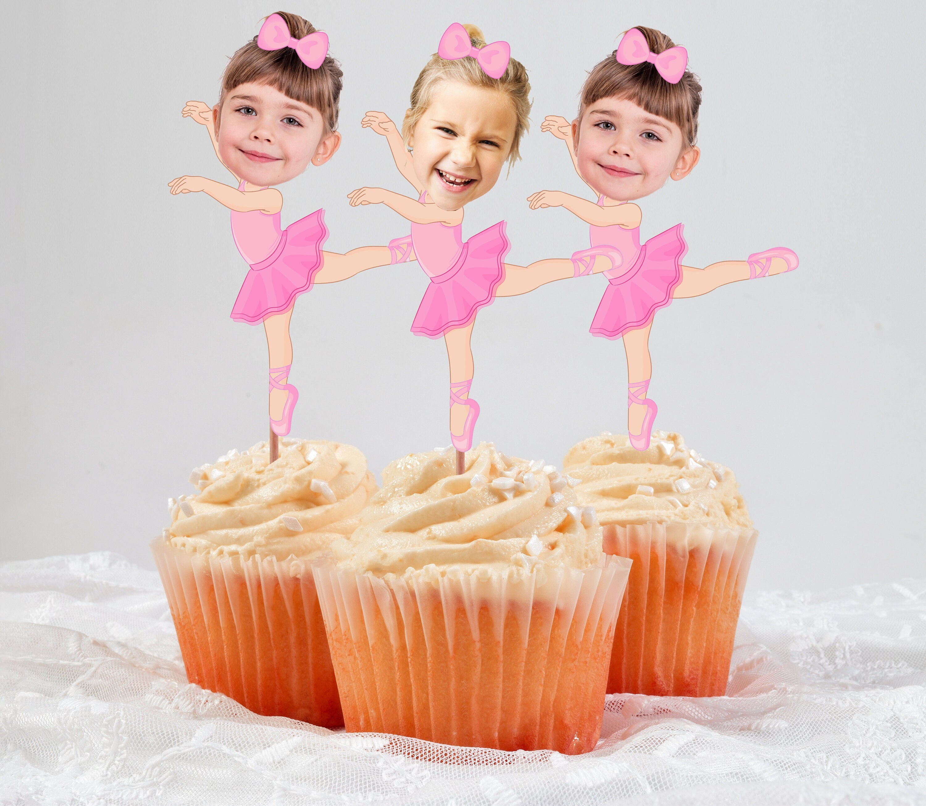 BALLERINA Cupcake Topper DIGITAL FILE Printable - Etsy