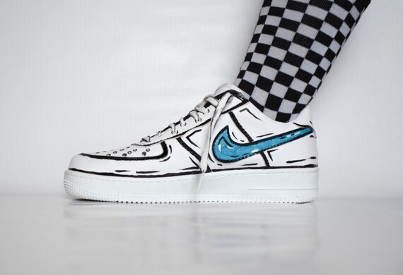 Zapatillas Nike Air Force 1 personalizadas estilo CARTOON | Etsy España