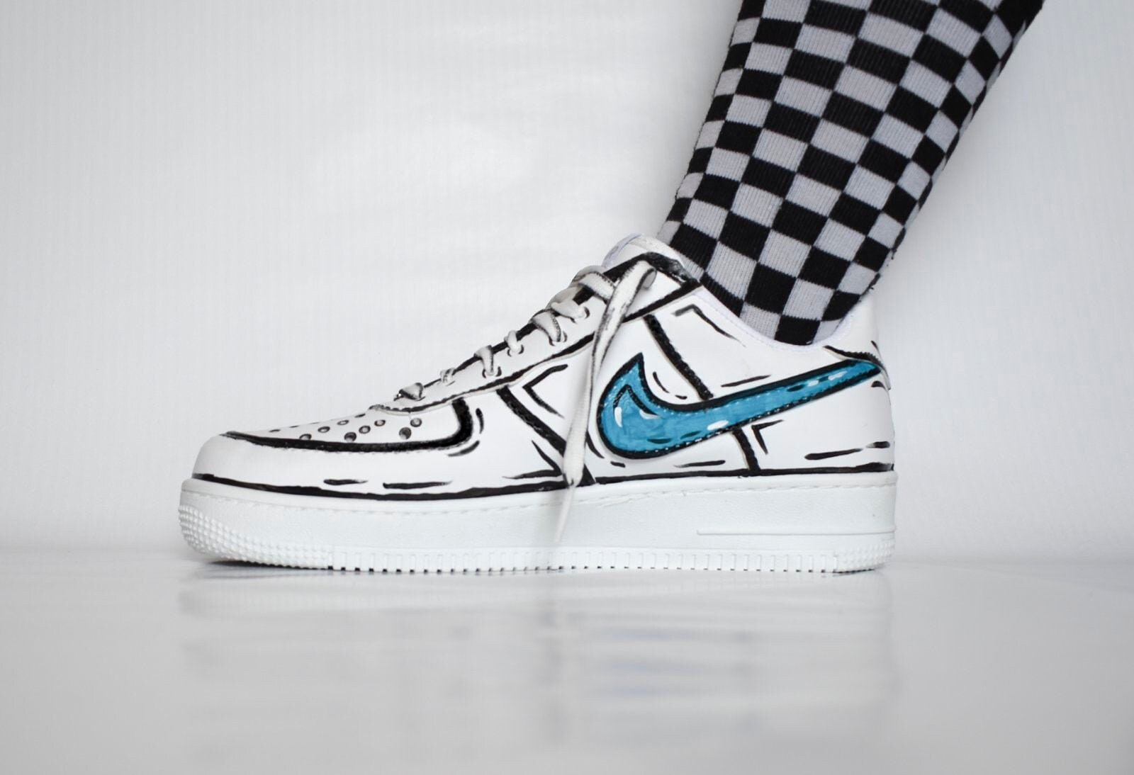 Aangepaste Nike Air Force 1 sneakers CARTOON stijl | Etsy België