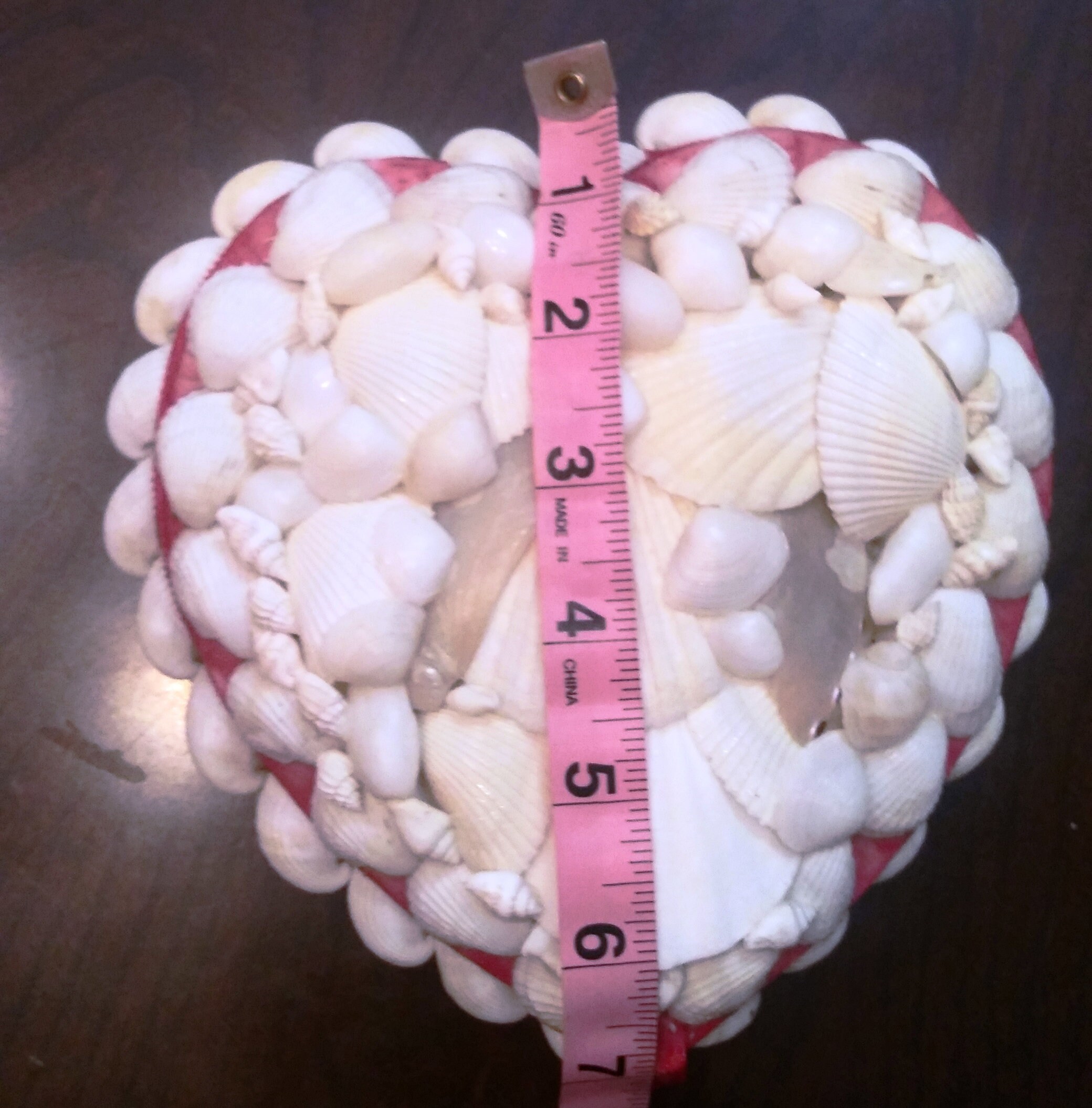 White Clam Shell Jewelry Box Etsy