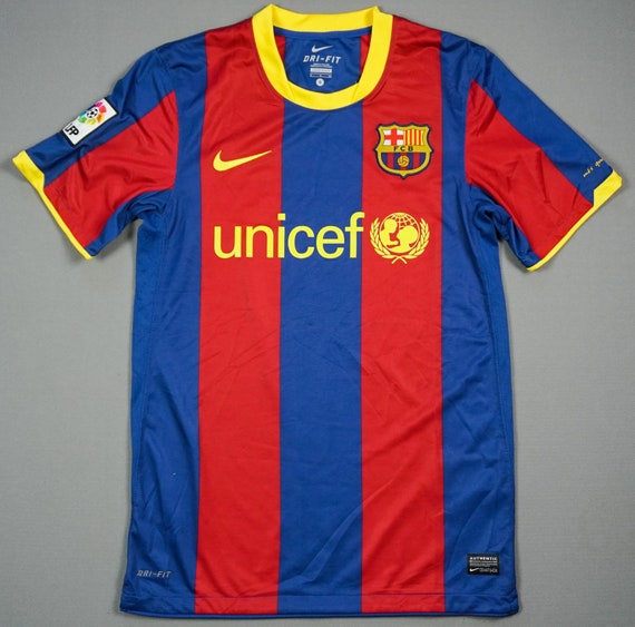 FC Barcelona 2010/11 S Home MINT Treble 