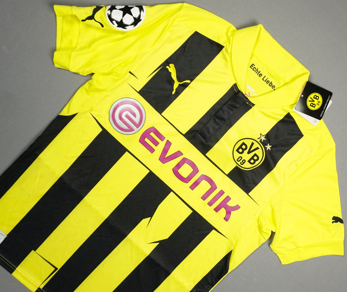 Borussia Dortmund 2012/13 XL Home Jersey Football Shirt Trikot Etsy