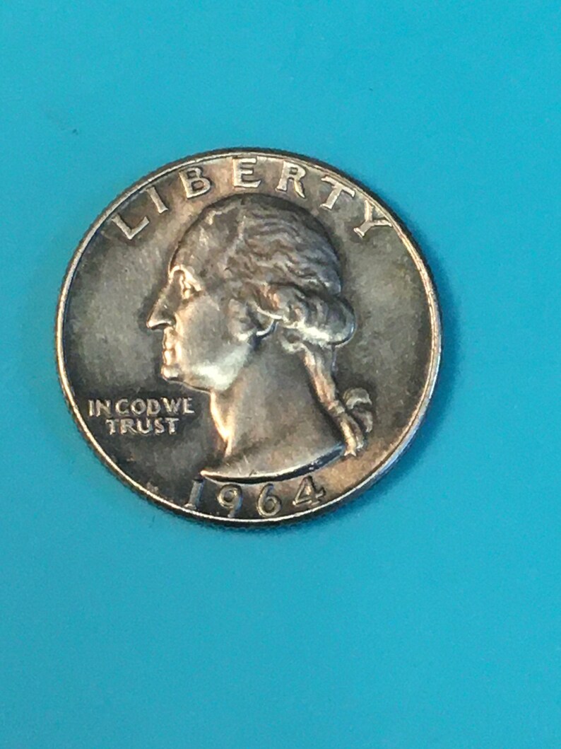 1964 QUARTER SILVER U.S. COIN No Mint Mark Rare Date Etsy