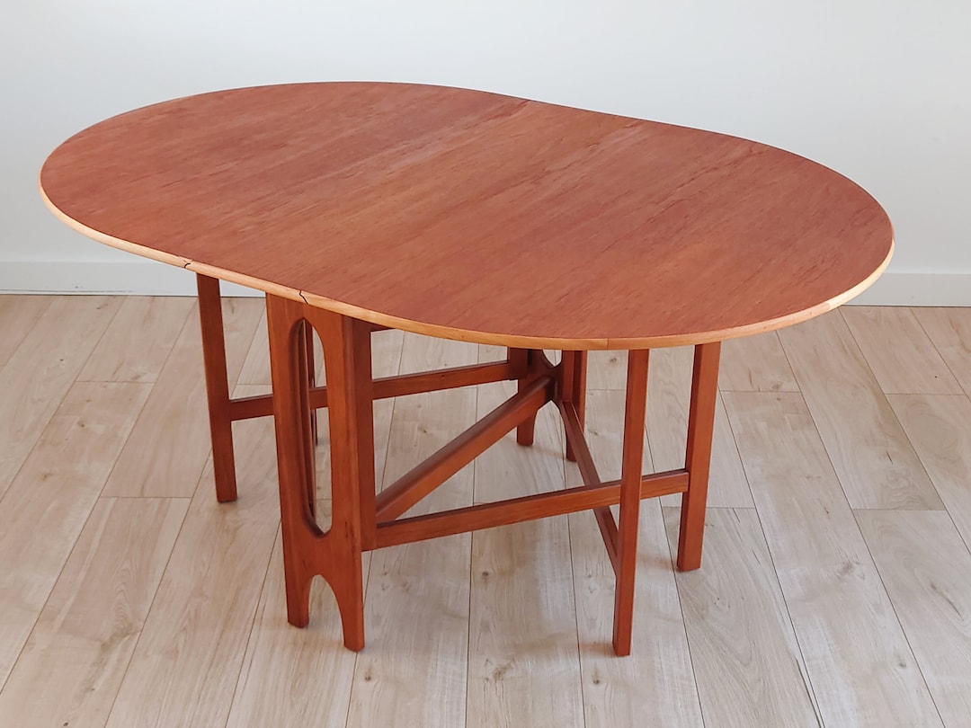 Mid Century Retro Drop Leaf Dining Table by Jentique Etsy UK