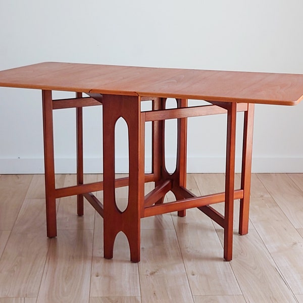 Mid century retro drop leaf dining table by Jentique