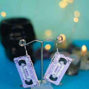 Horror VHS Earrings