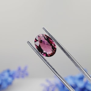 2.50ct Natural Rhodolite Garnet 10x7mm Elongated Oval Loose Faceted Gemstone