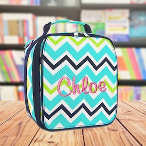 Monogrammed Kids Lunch Box  / Children and Toddler Lunch Bag / Personalized lunch boxes / back to school / Gifts for her /
