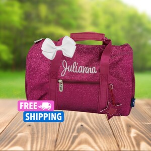 Pink mini duffle bag sale