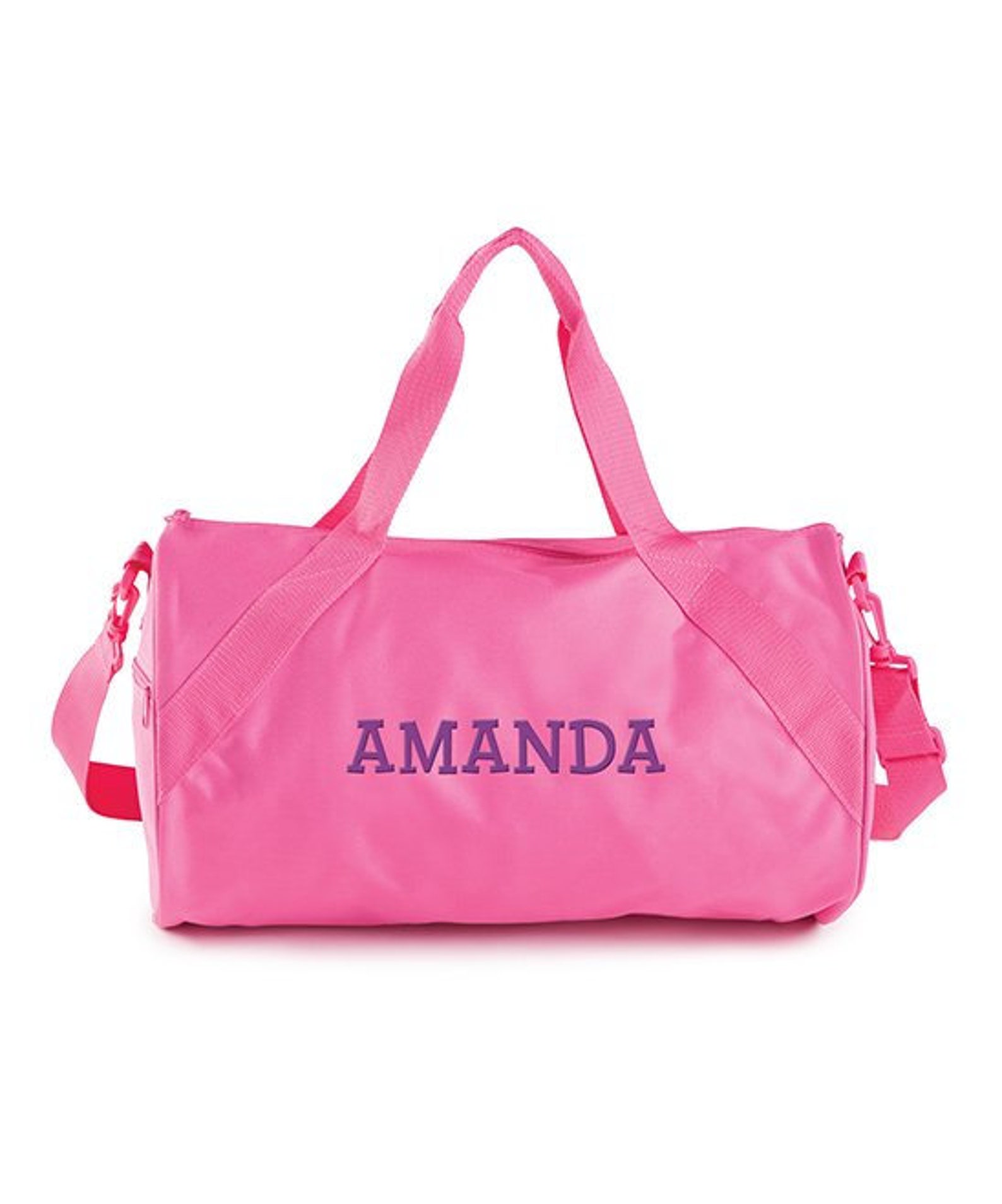 Personalized Dance Duffle Bag Pink Girls Gym Bag Cheer Etsy