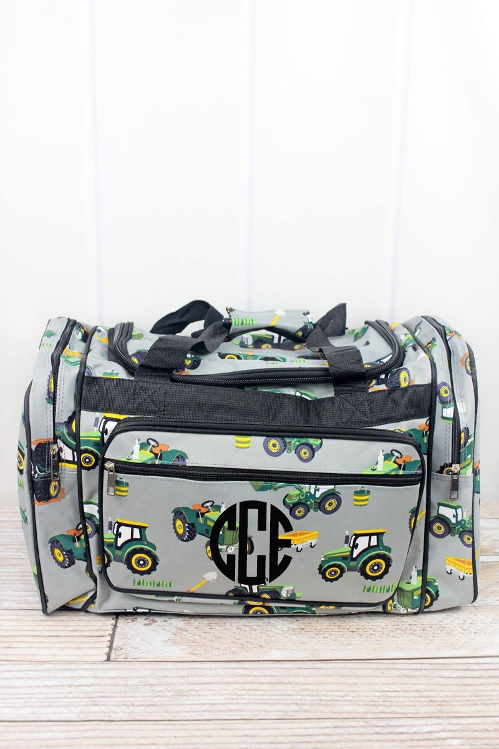 Tractor Personalized Duffle Bag Personalized Kids Bag Boys Etsy