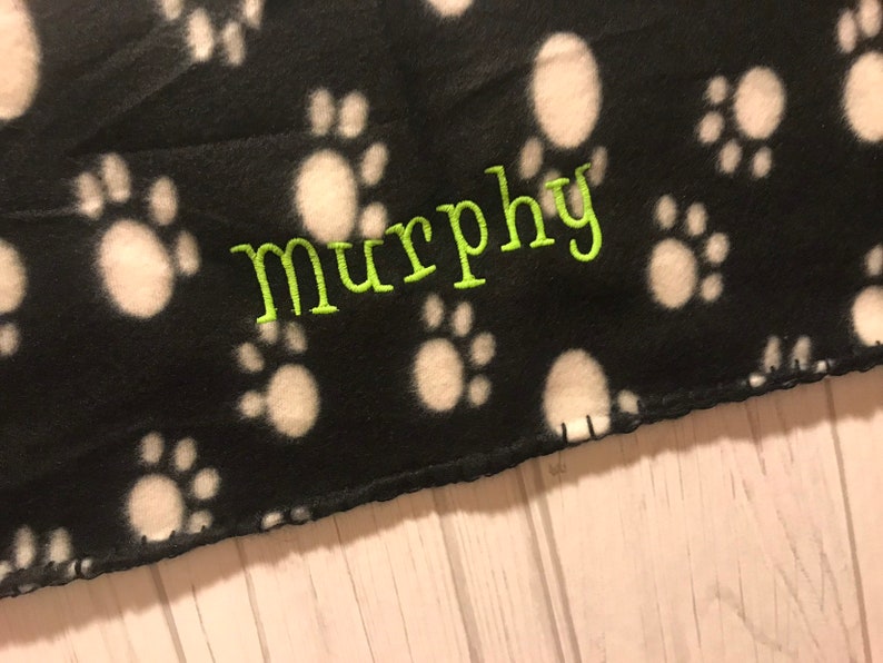 Personalized Puppy or Kitten Blanket Embroidered Pet Gift Etsy