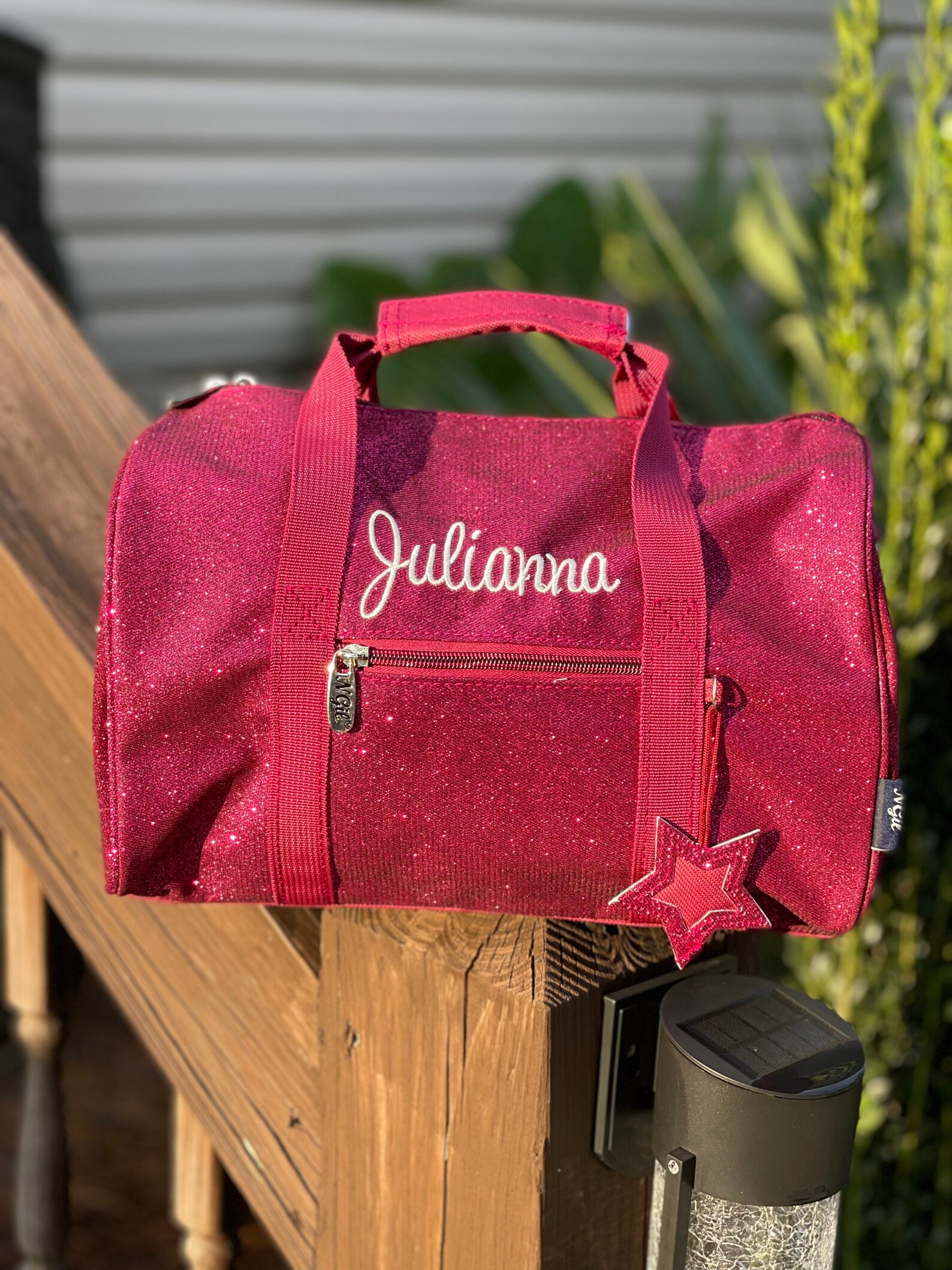 12 inch Glitter Dance Bag Pink Mini Duffel Bag Etsy