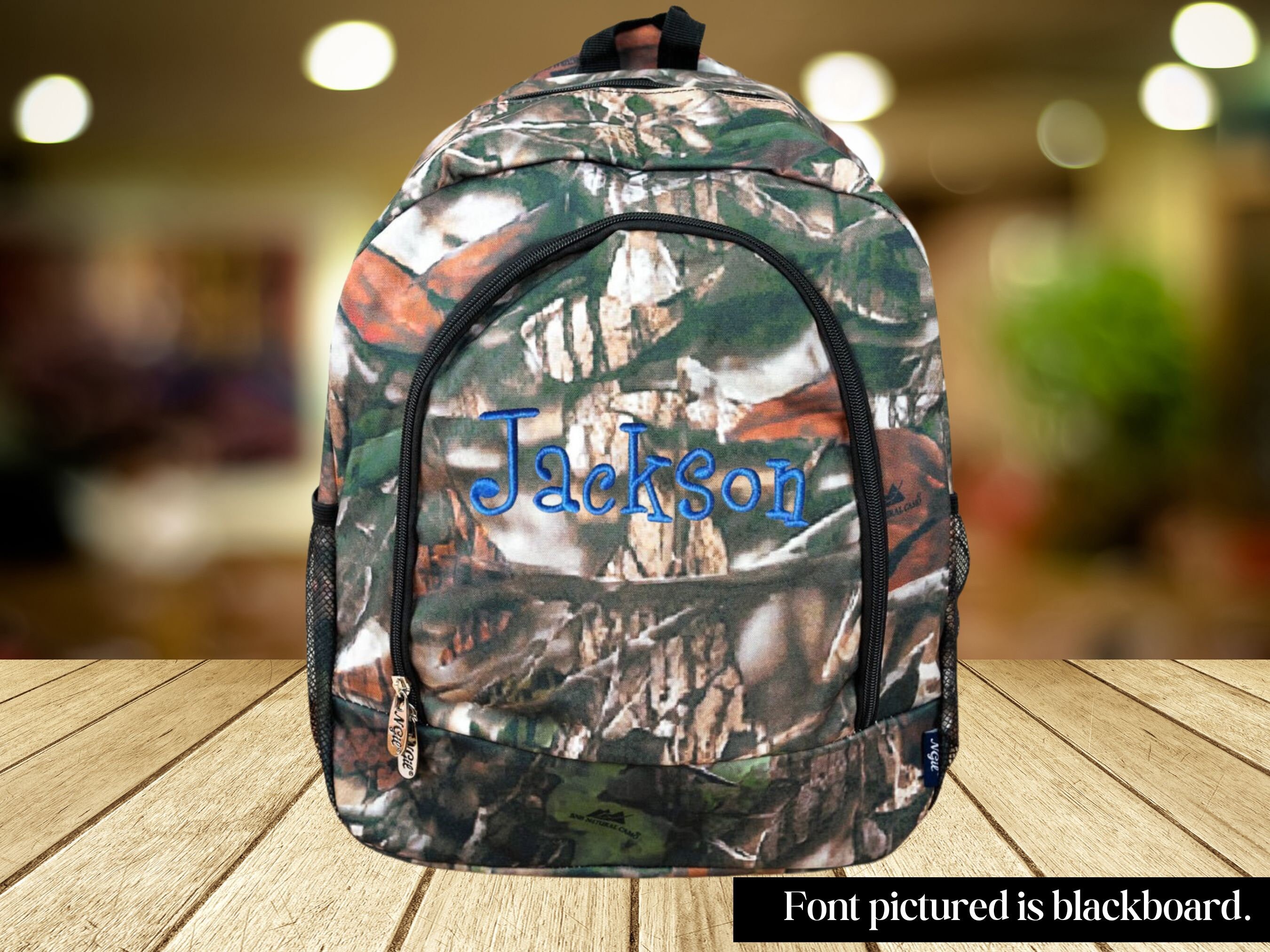 Camo Print Backpack/bookbag Hunting Bag Canvas 