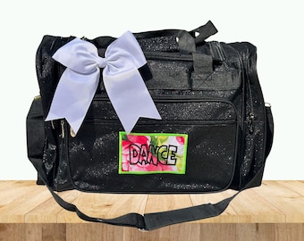 Large Dance bag, Ballet bag, Cheer Bag, Duffle Bag , Gymnastics, Team Bags, School, Overnight Bag, gifts for her, Sparkle bag