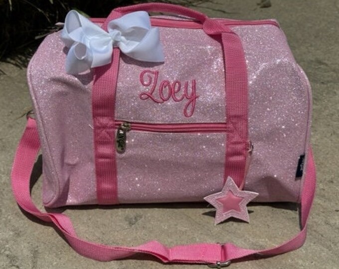 Zoey Embroidered Toddler Duffle Bag. This Was Sewn With the Etsy