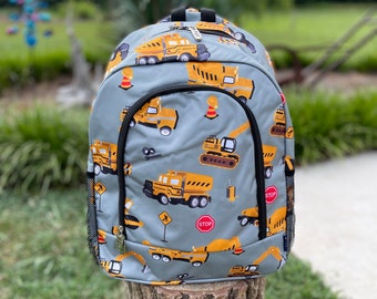 Construction Bookbag - Etsy