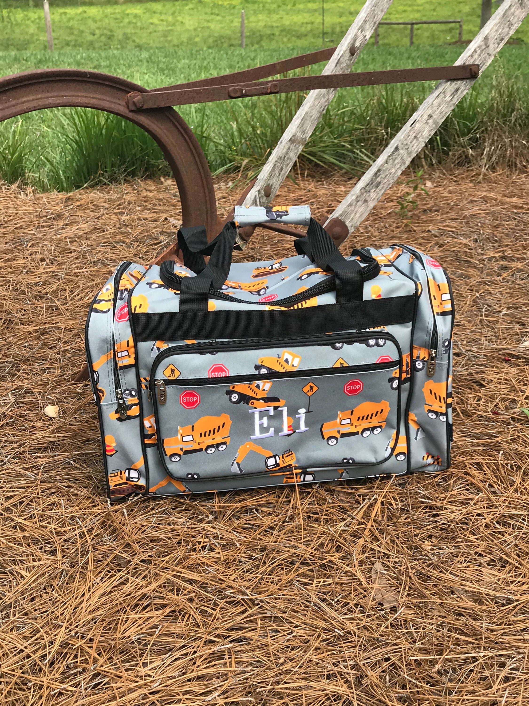 Boys Personalized Duffle Bag Personalized Kids Bag Boys Etsy