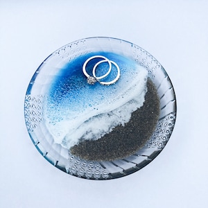 Ocean Resin Trinket Bowl