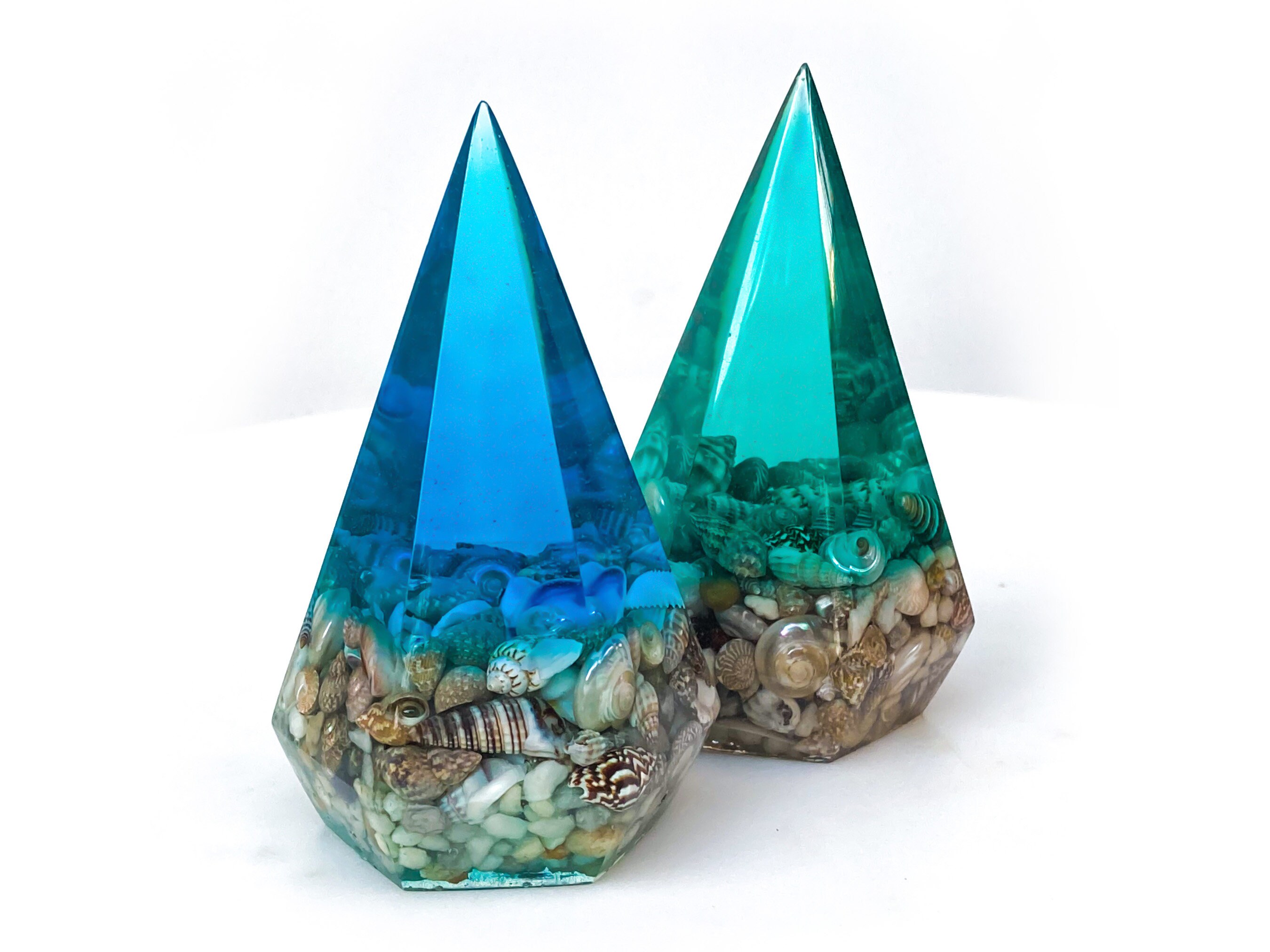 Seashell Resin Ring Holder LARGE Etsy