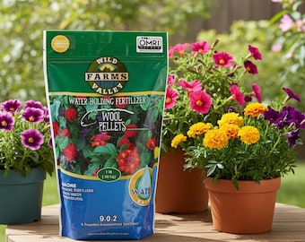 Organic Water Holding Wool Pellet Fertilizer