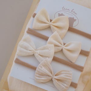 4 X Haarspangen Mit Schleife – Seidiger Satin, 15x23 Cm, In Verschiedenen Farben, Für Damen & Mädchen