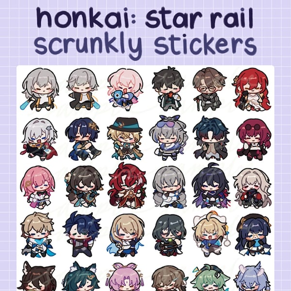 Stickers honkai : rail en étoile