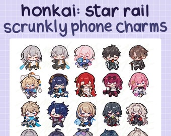 honkai star rail scrunkly phone charms