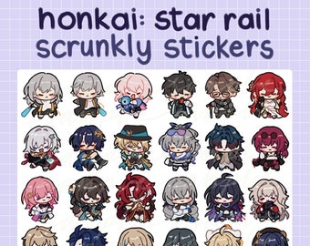 honkai: star rail scrunkly stickers