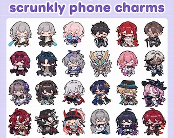 honkai: star rail scrunkly phone charms (version 1.0 - 2.7)