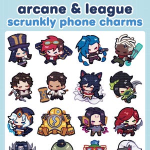 Arcane & League of Legends scrunkly telefoonbedels