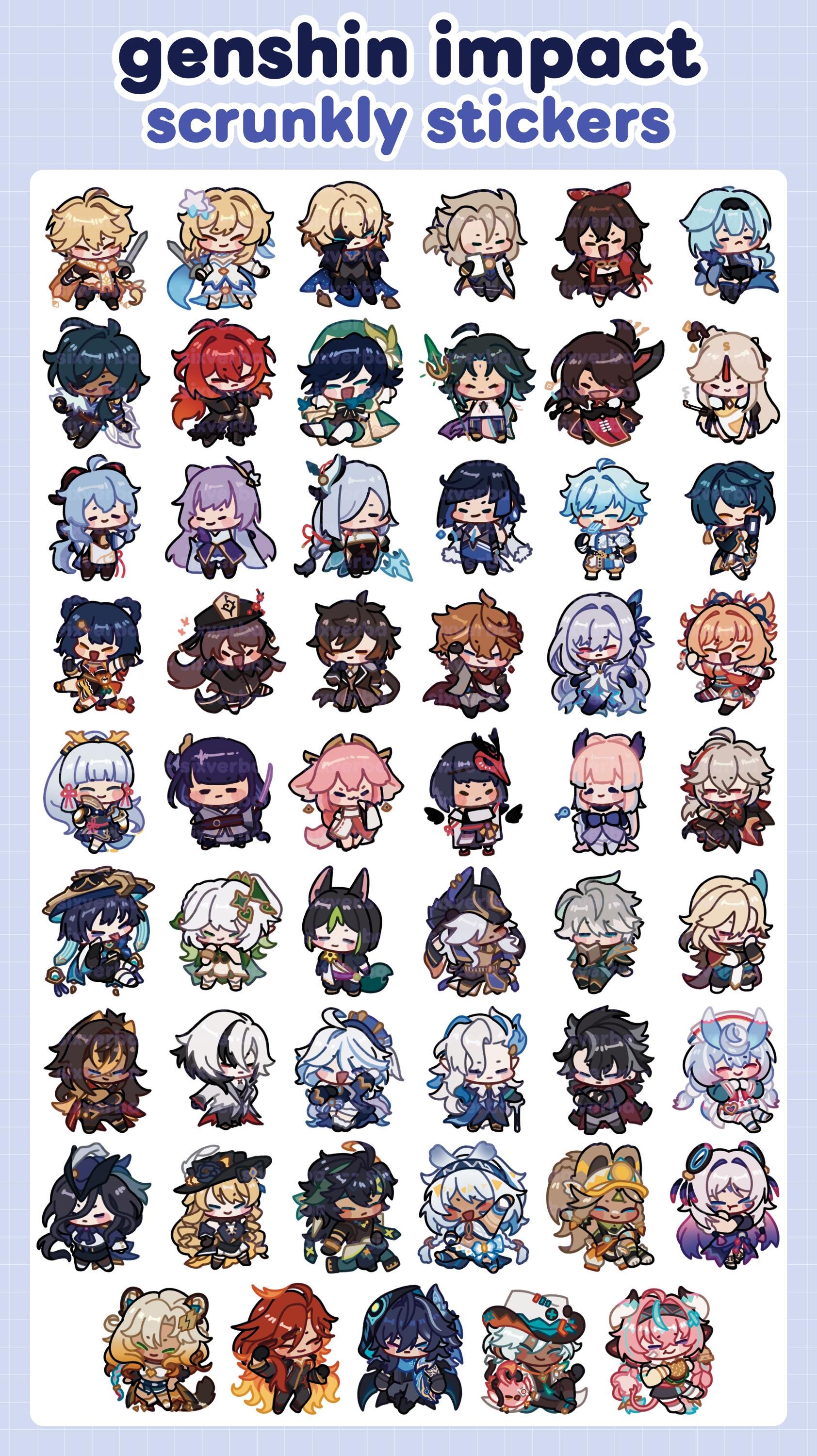 Guys this Festival is Peak. : r/Genshin_Impact Genshin Impact: The Fringes of the Sky and Moon\'s Prayer Bonus Stickers - 10 pieces display picture 1