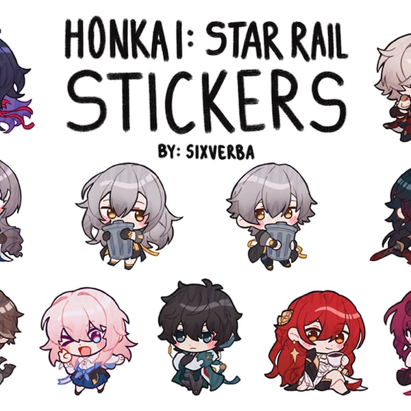 honkai: star rail stickers