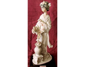 Giuseppe Armani Figurine -sophia Art 0636-F Woman With Dog Statue