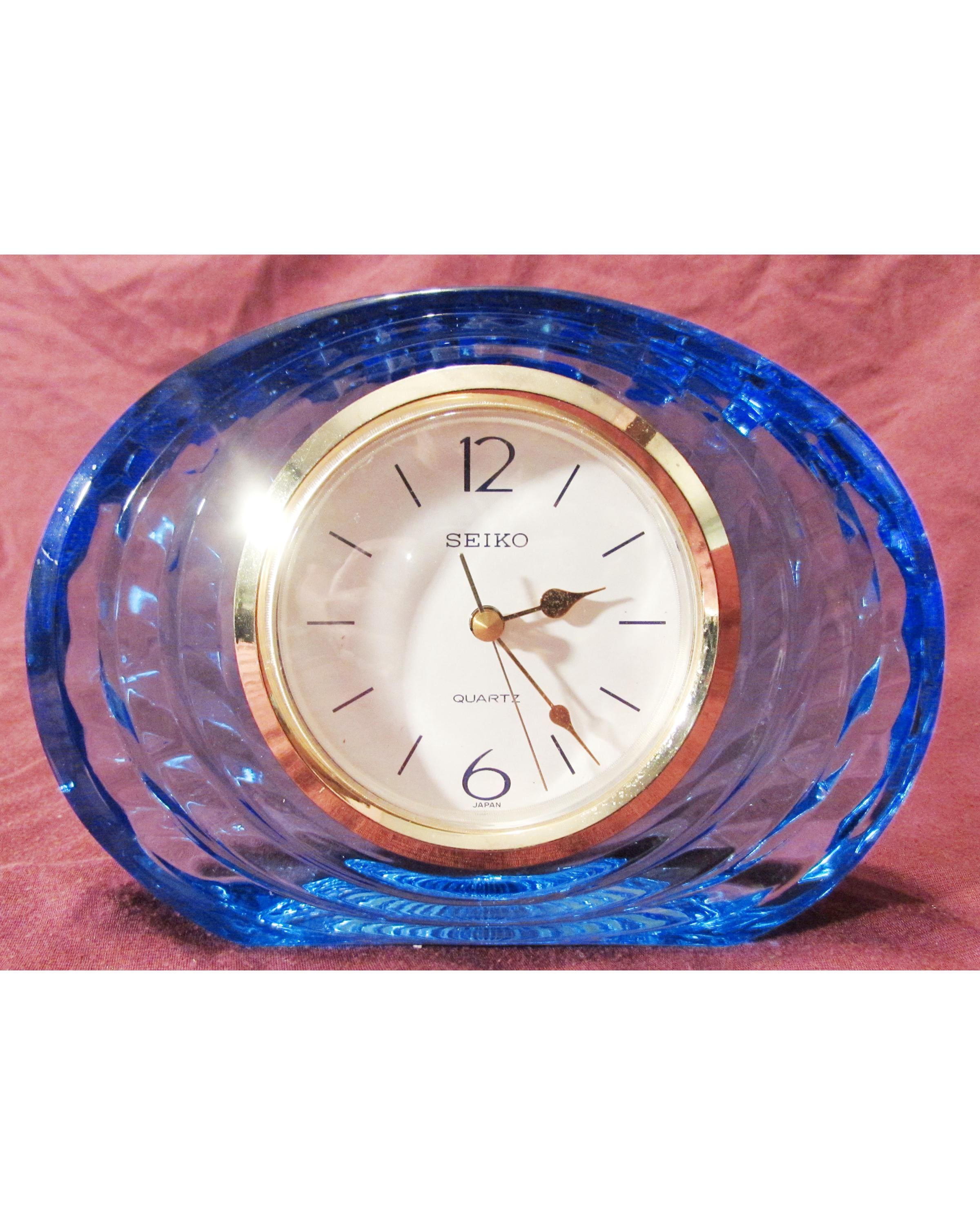 Desk Clock Seiko - Etsy