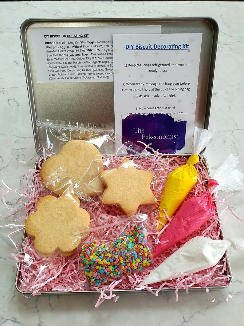DIY Cookie Decorating Kits for Kids and Adults / Biscuit Etsy UK