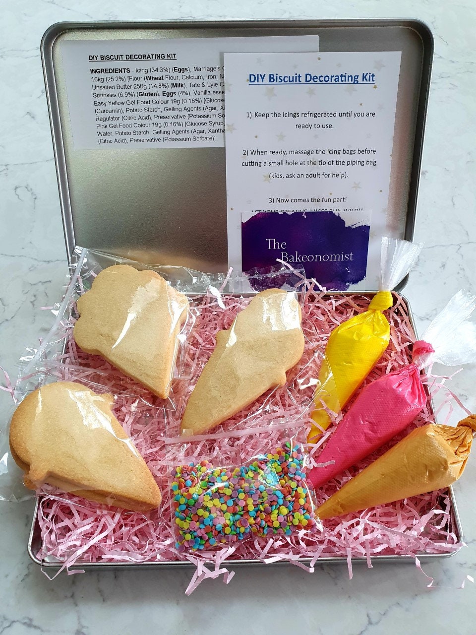 DIY Cookie Decorating Kits for Kids and Adults / Biscuit Etsy UK