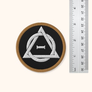Theta Delta Embroidered Patch Therian Gear Gift for Teen Tween Girls | Cat Wolf Fox image 5