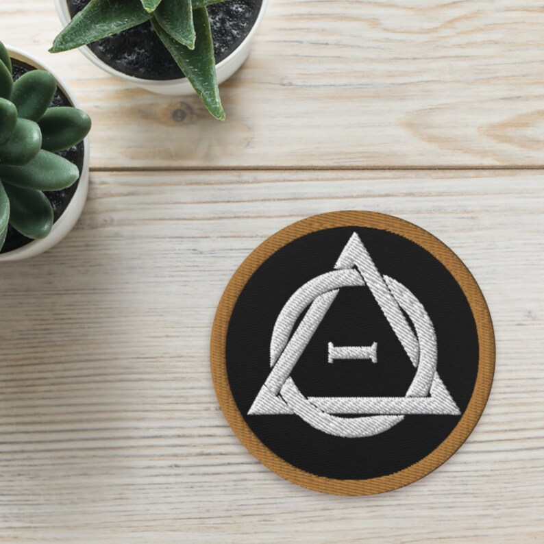 Theta Delta Embroidered Patch Therian Gear Gift for Teen Tween Girls | Cat Wolf Fox image 4
