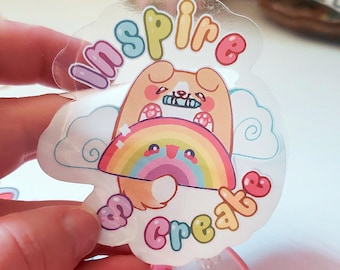Puppy Inspire Sticker