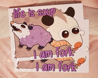 Life is Soup Print
