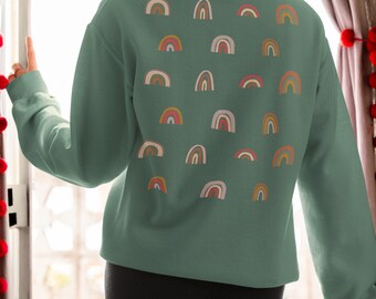 Rainbow Pride Sweatshirt - Lesbian Shirt - Cottagecore Pride Shirt - Pride Parade Shirt - Gay & Lesbian - LGBTQ+ - Pride Month - Gay Gift