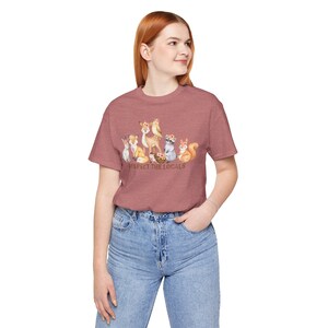 Vintage Respect the Locals Tshirt - Forest Animals Tee - Protect the Local Animals Shirt - Cottagecore - Conservation - Woodland Creatures image 4