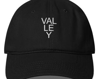 Valley Embroidered Dad Hat, Minimalist Cotton Baseball Cap