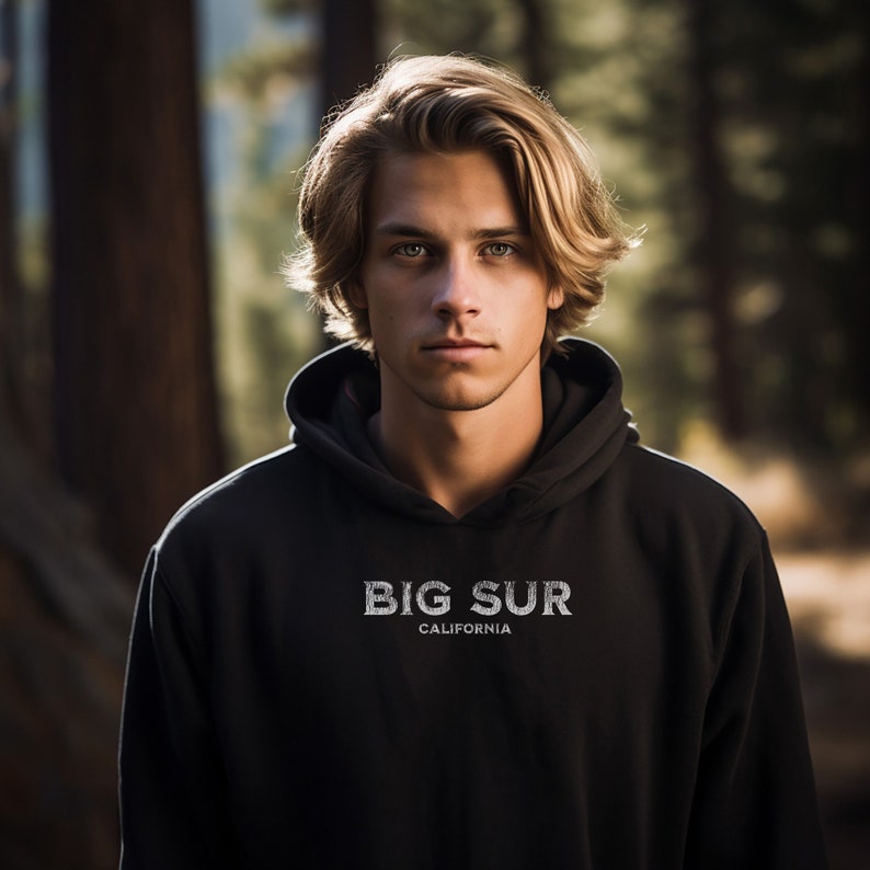 Big Sur California Unisex Hoodie Etsy